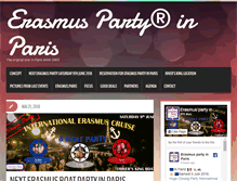 Tablet Screenshot of erasmus-party.com